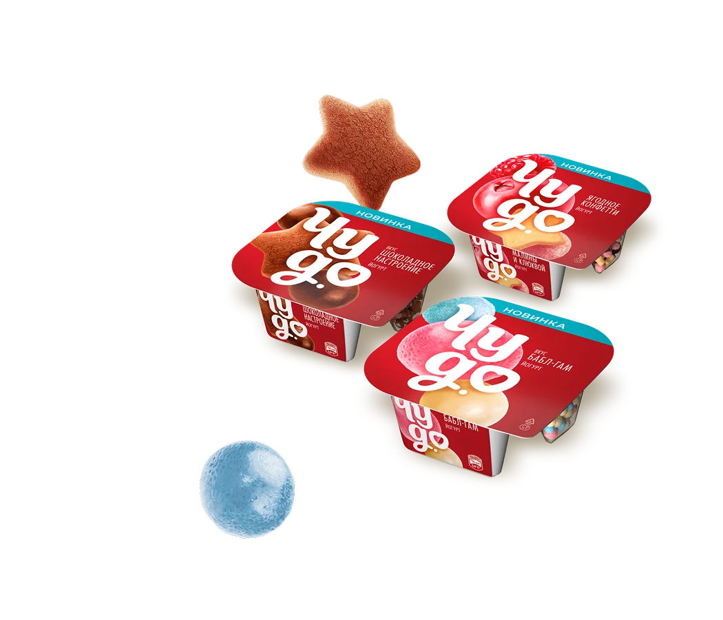 Йогурты Чудо с хрустящими насыпками и трендовыми вкусами