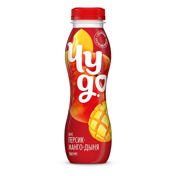 Йогурт питьевой персик-манго-дыня