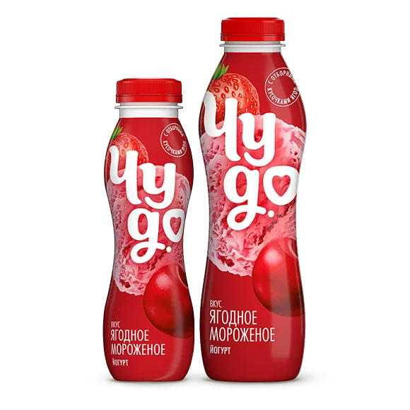 Йогурт питьевой ягодное мороженое
